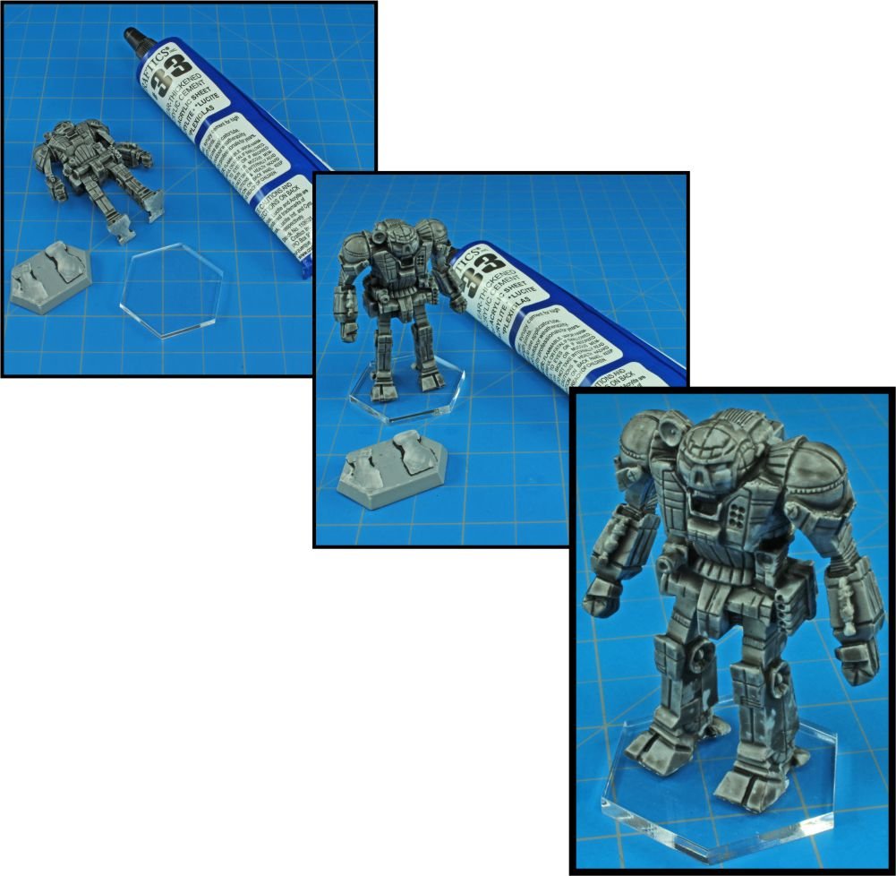 LITKO 60mm Clear Acrylic Miniature Bases - 1.5mm Thin - Set of 10