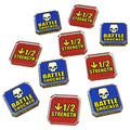 LITKO Upgrade Tokens for Warhammer 40k 10th Edition – Half-Strength, Battle Shocked, Modifier & Movement Tokens