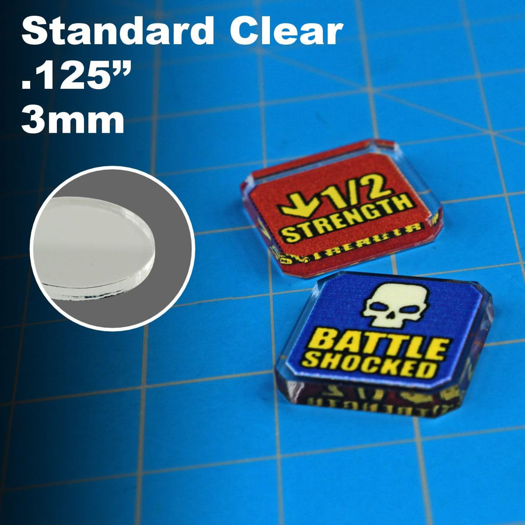 LITKO Upgrade Tokens for Warhammer 40k 10th Edition – Half-Strength, Battle Shocked, Modifier & Movement Tokens