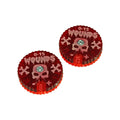LITKO Wound Dials (40mm, Fluorescent Pink & Translucent Red, 2-Pack) – Screw-Assembled Health Point Trackers for Tabletop Games