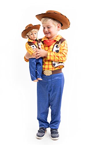 Little Adventures Cowboy and Cowgirl Felt Hat for Kids - One Size Costume Accessory