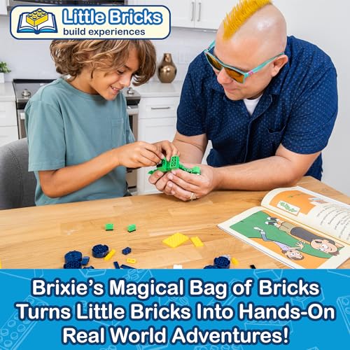 Little Bricks Build Experience: The Adventures of Brixie and Fig - Interactive Read & Build Toy for Kids Ages 6+