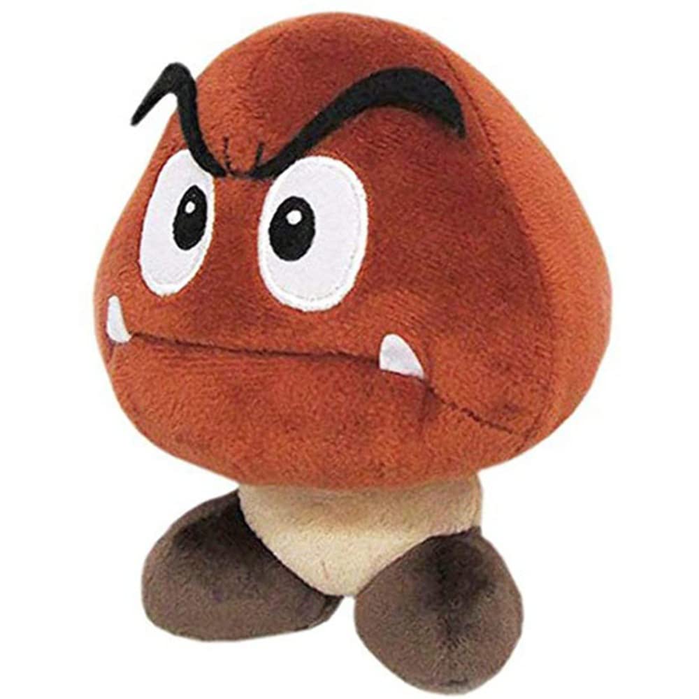 Little Buddy Super Mario All Star Collection Goomba Plush - 5-Inch Soft Toy