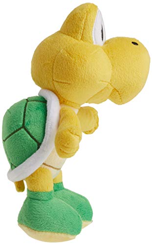 Little Buddy Super Mario All Star Collection Koopa Troopa Plush - 7 Inch Soft Toy with Removable Shell