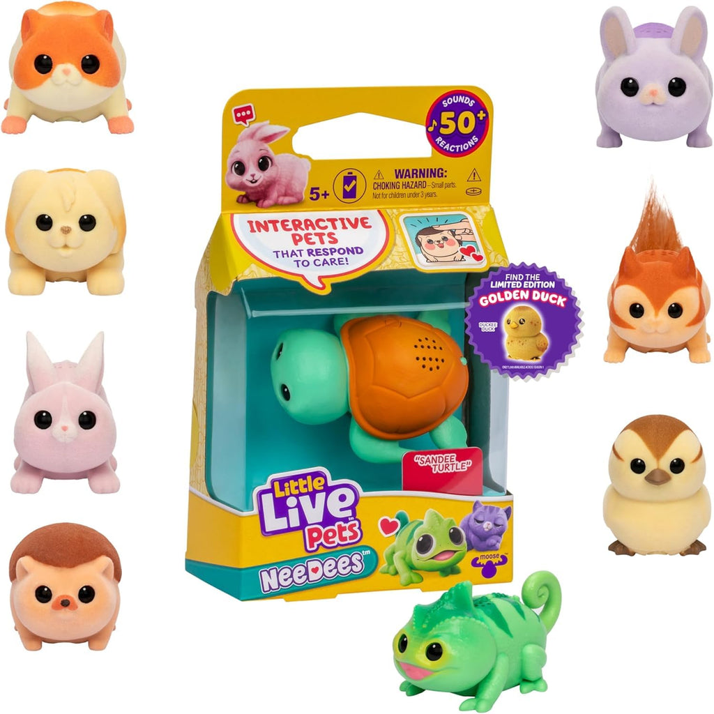 Little Live Pets NeeDee Wearable Electronic Pet Toy – Interactive with 50+ Sounds and Score Tracker, for Kids Ages 5+