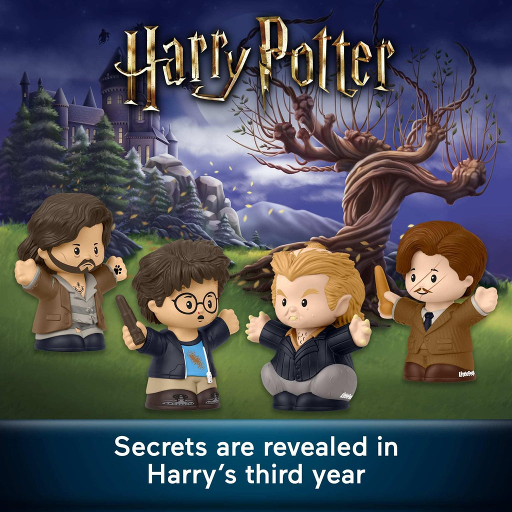 Little People Collector Harry Potter Prisoner of Azkaban Set – 4 Movie-Inspired Figures in Display Box for Adult Fans