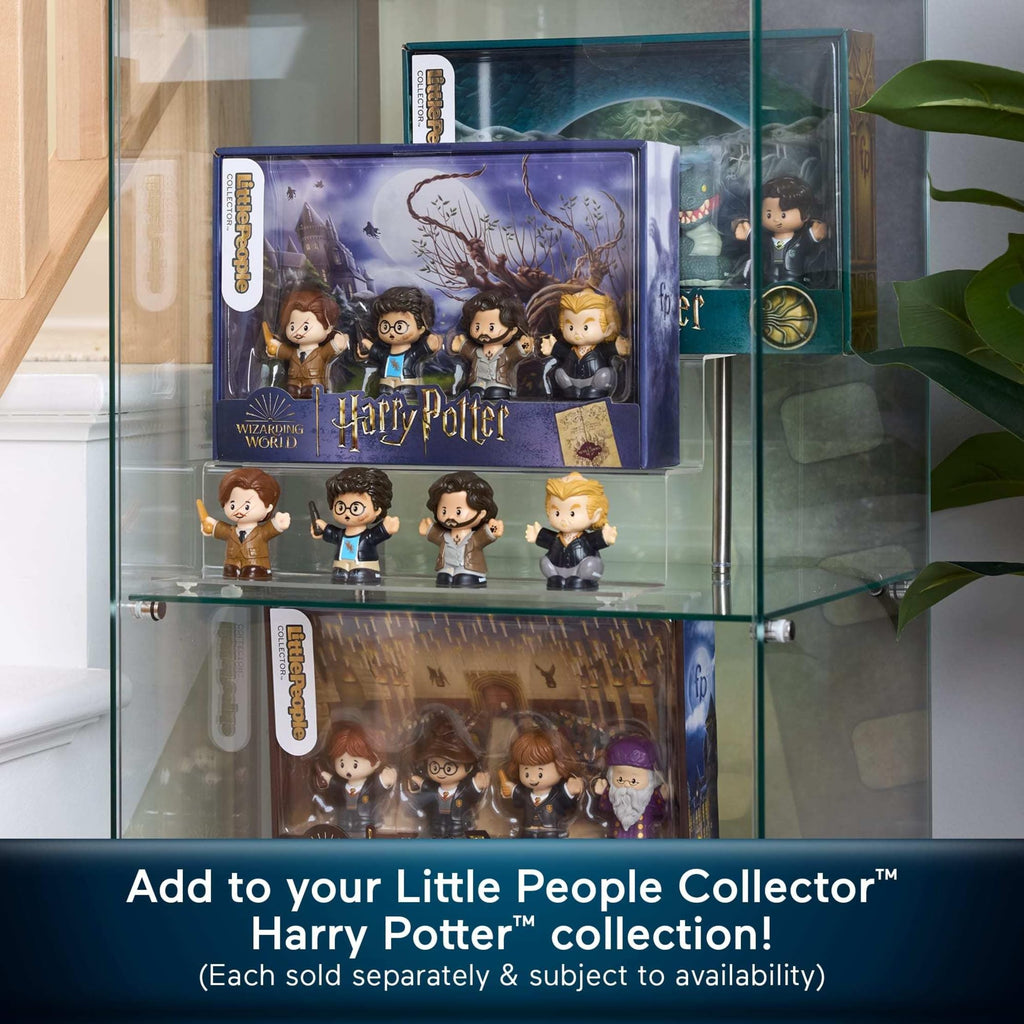 Little People Collector Harry Potter Prisoner of Azkaban Set – 4 Movie-Inspired Figures in Display Box for Adult Fans