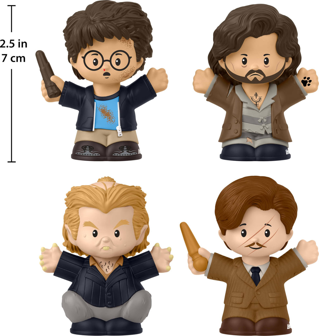 Little People Collector Harry Potter Prisoner of Azkaban Set – 4 Movie-Inspired Figures in Display Box for Adult Fans