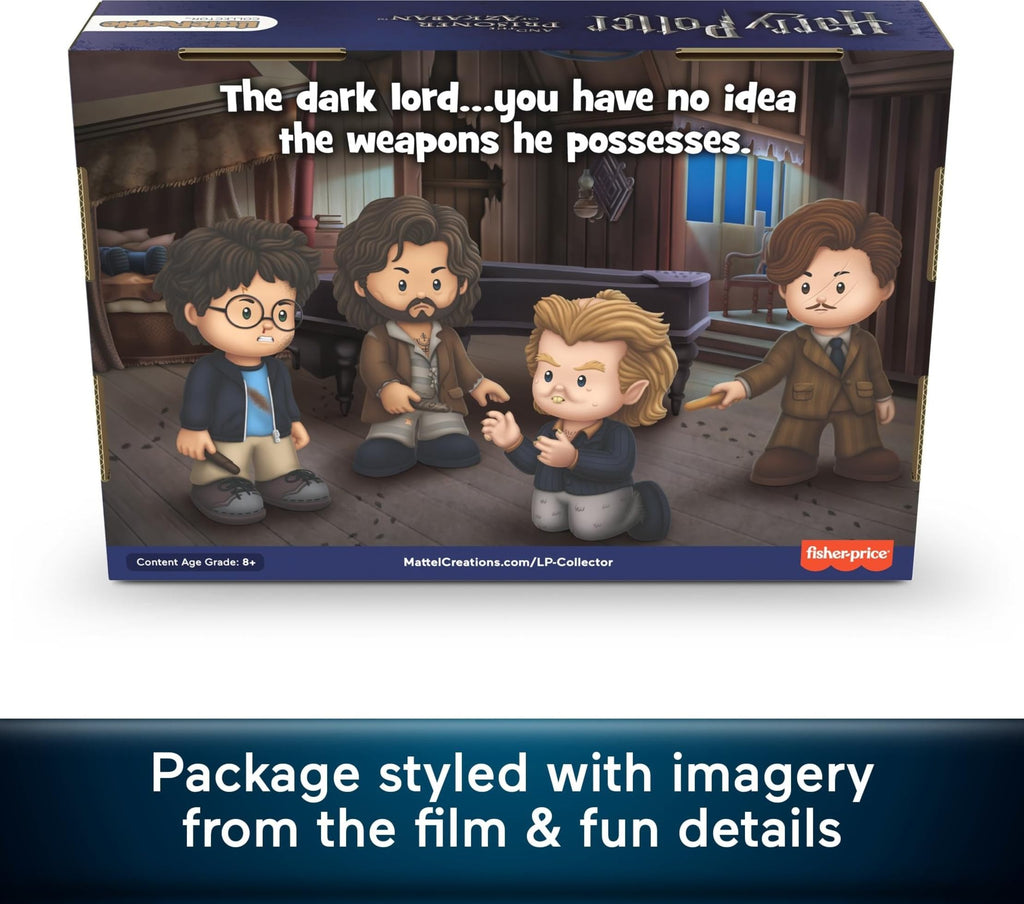 Little People Collector Harry Potter Prisoner of Azkaban Set – 4 Movie-Inspired Figures in Display Box for Adult Fans