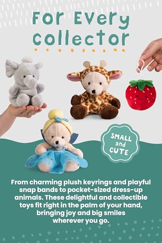 Living Nature Little Snugglies White Unicorn Plush Toy – Soft, Collectible Mini Stuffed Animal Made with Recycled Materials
