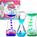 LIVOND 3-Pack Calming Sensory Toys - Liquid Motion Bubbler Timers for Kids with Autism, ADHD, Anxiety - Style #3