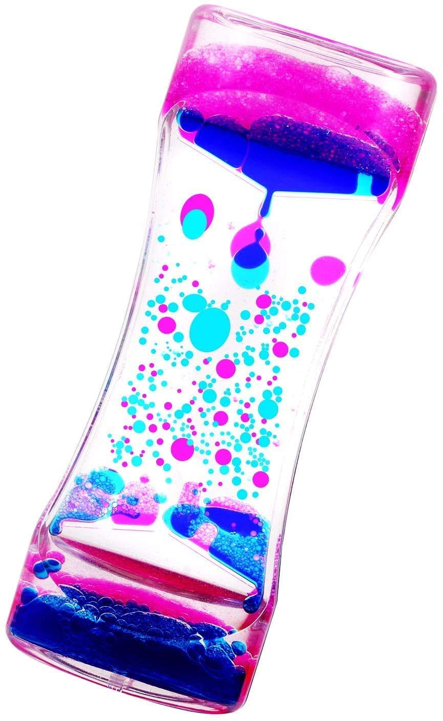 LIVOND 3-Pack Calming Sensory Toys - Liquid Motion Bubbler Timers for Kids with Autism, ADHD, Anxiety - Style #3