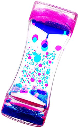 LIVOND Liquid Motion Bubbler Timer 2 Minute – Calming Sensory Toy for Kids with Autism, ADHD, Anxiety (Single Pack)