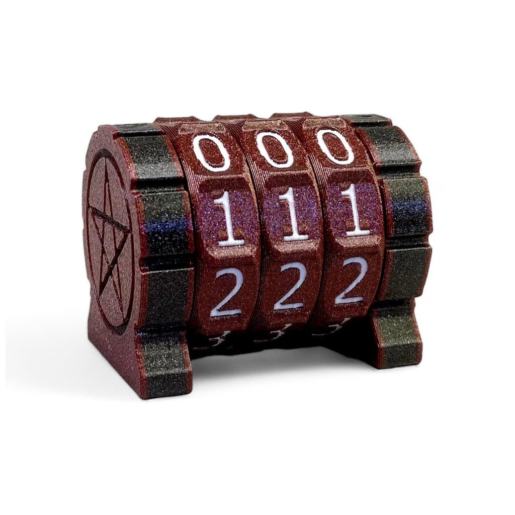 Lixusia Life Counter Health Tracker for Board Games, TTRPGs, MTG – Red with White Numbers (0-999)