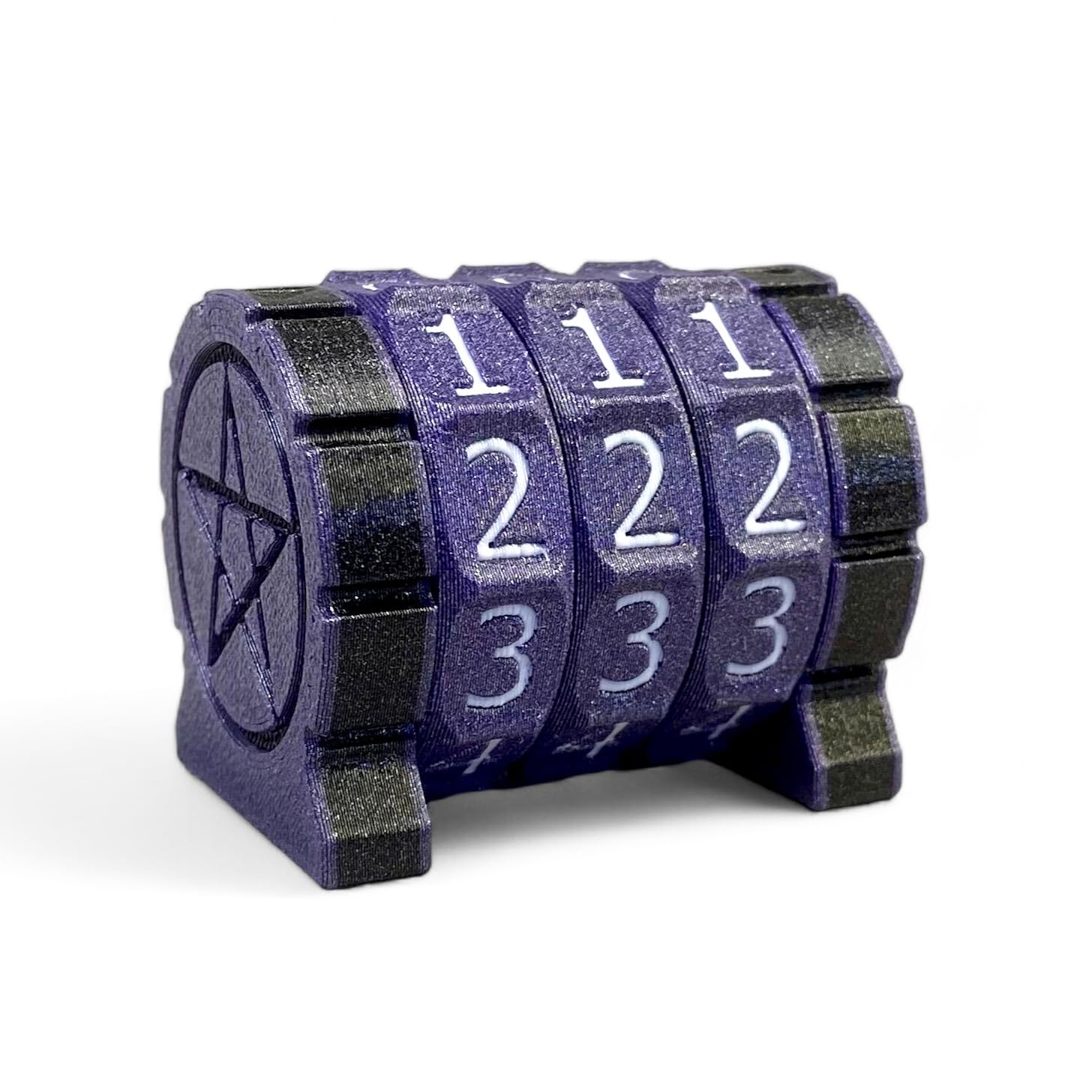 Lixusia Purple Life Counter Health Tracker – 0-999 Range for MTG, DND & Board Games with Teardrop Indicator