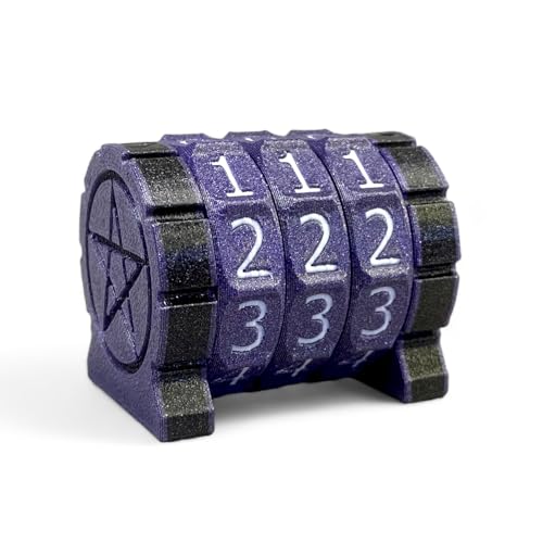 Lixusia Purple Life Counter Health Tracker – 0-999 Range for MTG, DND & Board Games with Teardrop Indicator