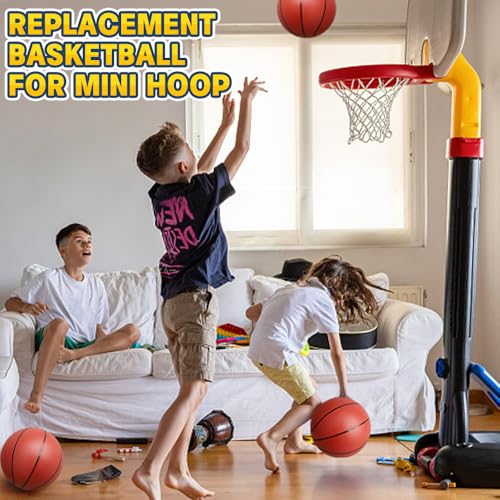 LNCOJOLM 9.8-Inch Waterproof PVC Basketball for Pool, Trampoline, and Indoor/Outdoor Play – Soft, Anti-Slip, Size 7