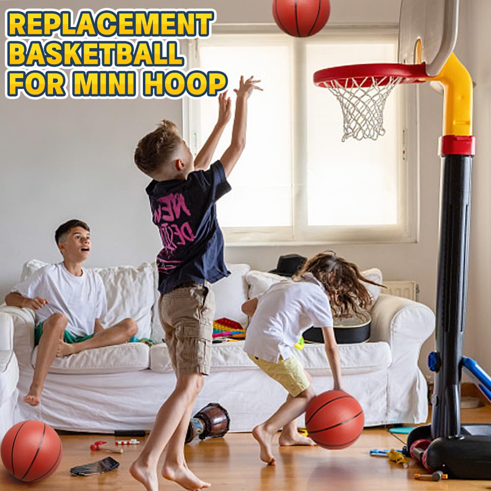 LNCOJOLM 9.8-Inch Waterproof PVC Basketball for Pool, Trampoline, and Indoor/Outdoor Play – Soft, Anti-Slip, Size 7