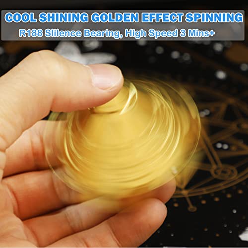 LNCOJOLM Metal Fidget Spinner - Pyramid Egypt Figurine Desk Toy, Stainless Steel R188 Bearing