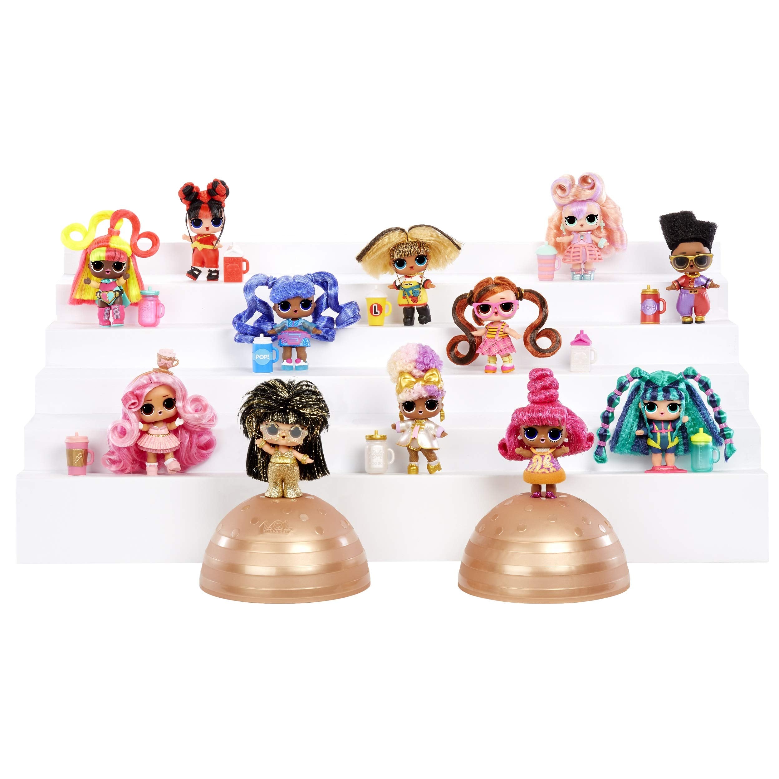 L.O.L. Surprise! Hairvibes Doll – 15 Surprises with Real Hair Wig Pieces & Color Change