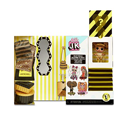 L.O.L. Surprise! JK Queen Bee Mini Fashion Doll - 15 Surprises, Real Hair & Fashion