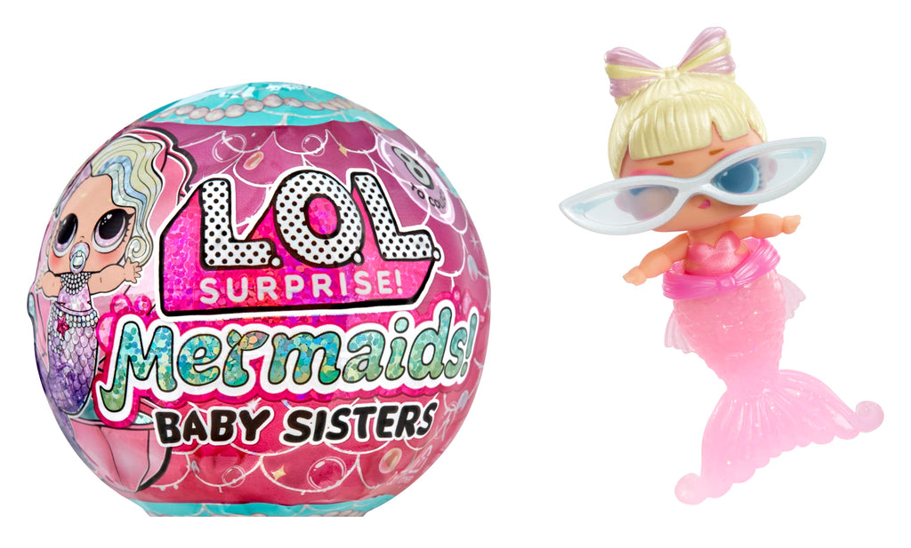 L.O.L. Surprise Mermaids Baby Sisters 8-Pack with Color-Change Tails and Accessories
