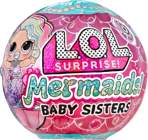 L.O.L. Surprise Mermaids Baby Sisters 8-Pack with Color-Change Tails and Accessories