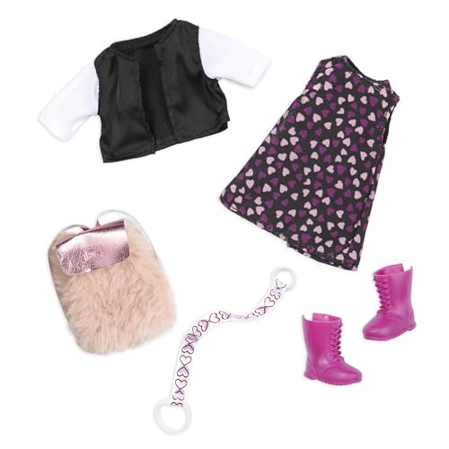 Lori Gia & Gunner 6-Inch Mini Doll and Dalmatian Puppy Playset for Kids Ages 3+