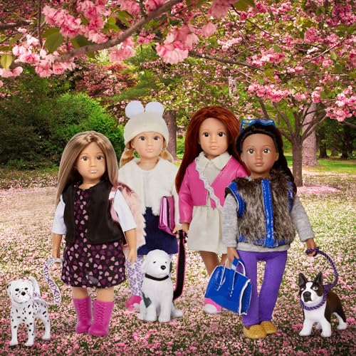Lori Gia & Gunner 6-Inch Mini Doll and Dalmatian Puppy Playset for Kids Ages 3+