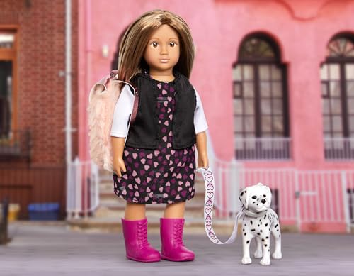 Lori Gia & Gunner 6-Inch Mini Doll and Dalmatian Puppy Playset for Kids Ages 3+