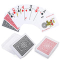 LotFancy Waterproof Plastic Playing Cards 2 Decks Jumbo Index Large Print for Pool Beach & Poker