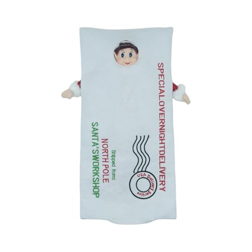 LovelfStory Santa's Letter Couture Elf Doll Clothes - White Outfit for Boy or Girl Elf Dolls