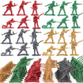 LovesTown 120PCS Army Men Set – 4 Colors Toy Soldiers for Battles, Dioramas & Party Games