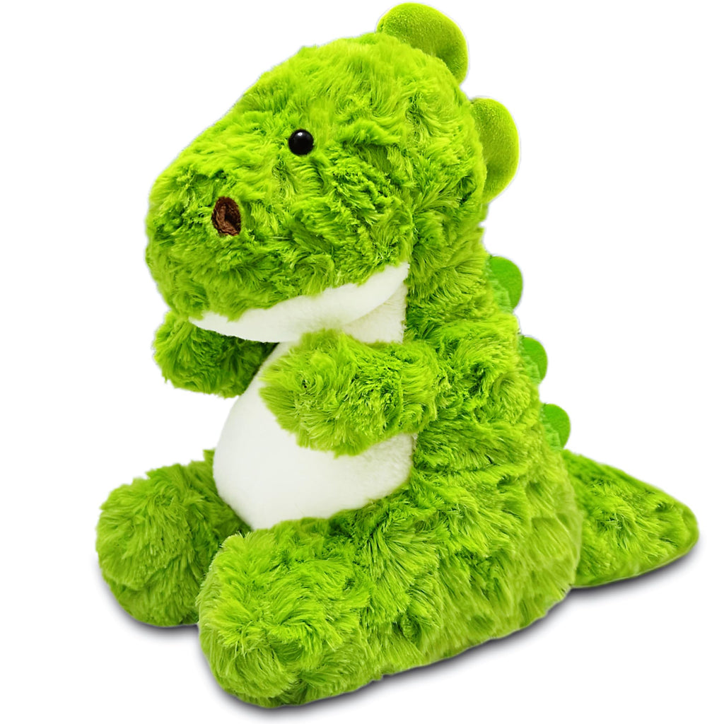 LoYuSenn Green Dinosaur Stuffed Animal – 12-Inch Soft Dino Plush Toy for Kids