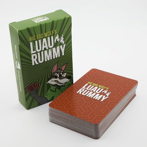 Luau Rummy Card Game (Red Deck) – Fast Family Rummy-Style Fun for Ages 5+