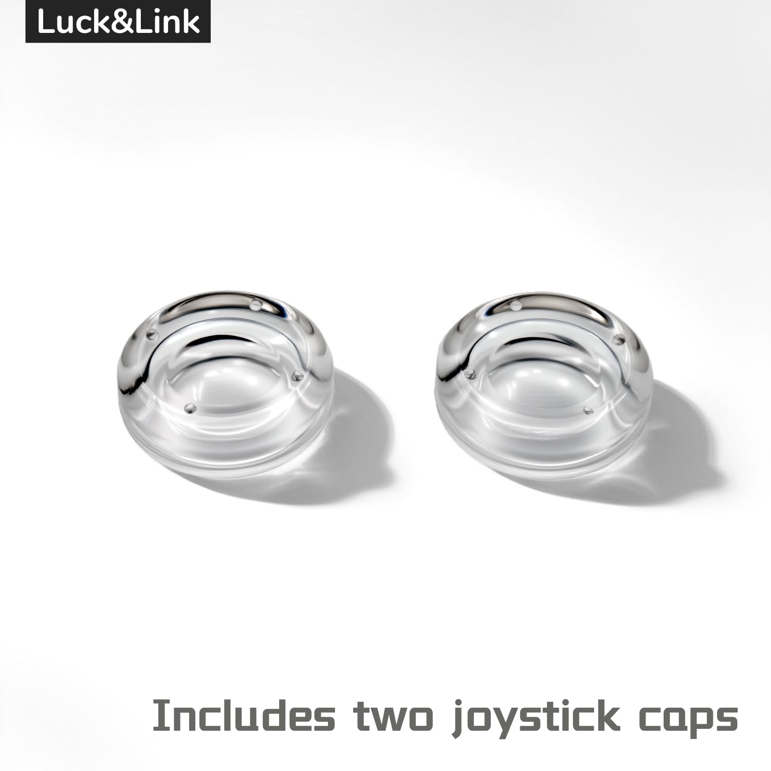 Luck&Link Transparent Thumb Grips for PS Portal, ROG Ally, and Legion Go