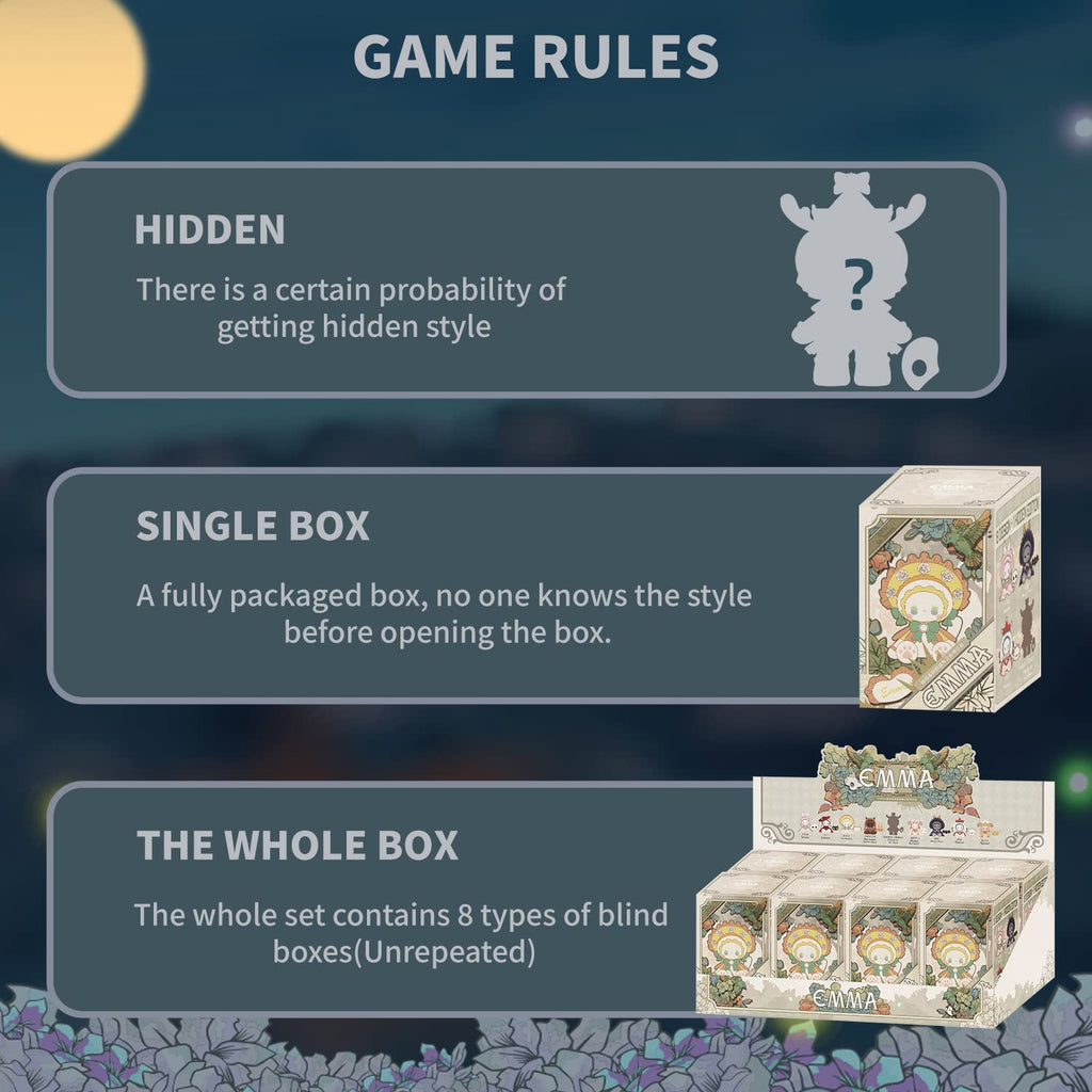 LUCKY EMMA Secret Forest Masked Ball Blind Box – 8 Regular Figures + 1 Hidden Phantom Edition