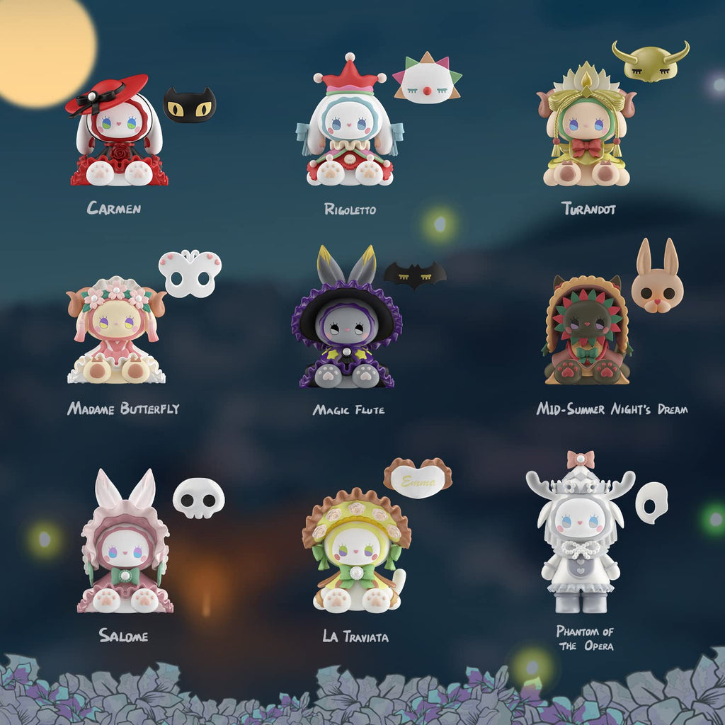 LUCKY EMMA Secret Forest Masked Ball Blind Box – 8 Regular Figures + 1 Hidden Phantom Edition