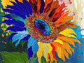 Lucky Puzzles Sunflower Radiance 500-Piece Jigsaw Puzzle – Floral Artwork for Adults, Moderate Difficulty