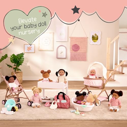 LullaBaby 9-Piece Changing Set – Baby Doll Accessories for Nurturing Pretend Play, Ages 2+