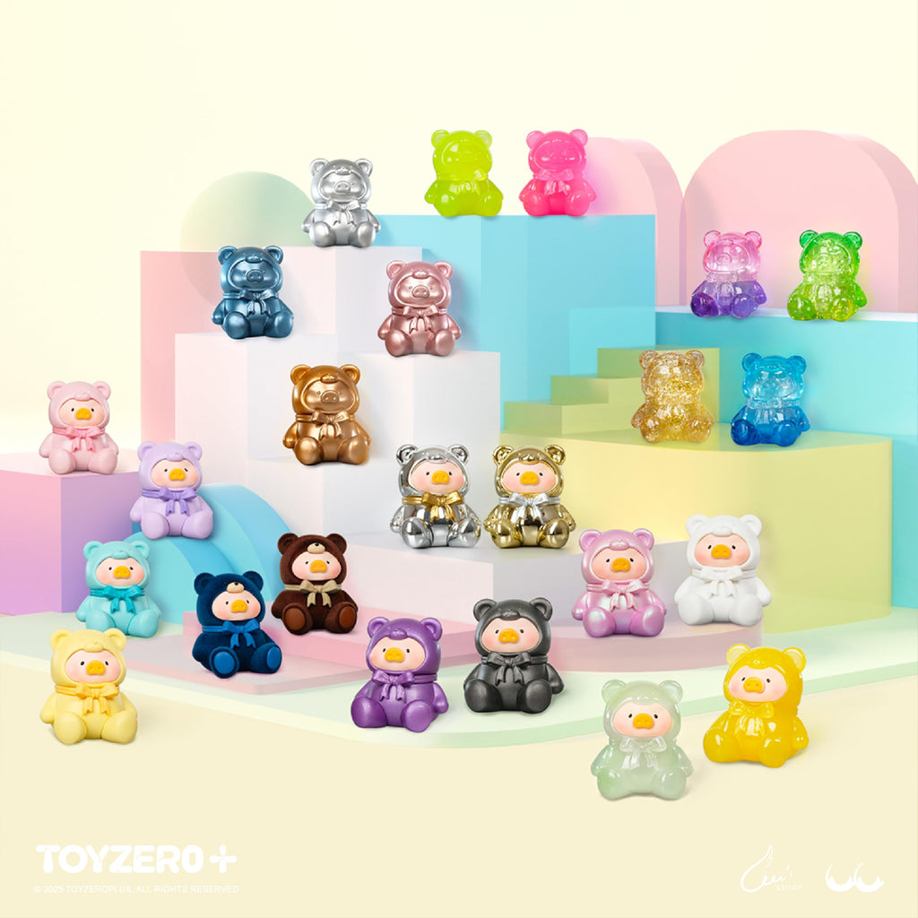 Lulu The Piggy Teddy Mini Blind Bags: Collectible Mystery Figurines with 5 Rarity Levels – 4cm Cute Animal Toys