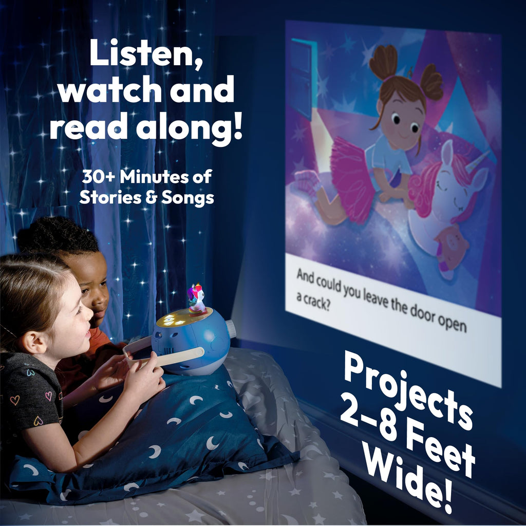 Luna Storytime Unicorn Figurine Cartridge – 5 Stories & 5 Songs, Over 30 Minutes of Audio, Screen-Free Bedtime Fun for Ages 3+