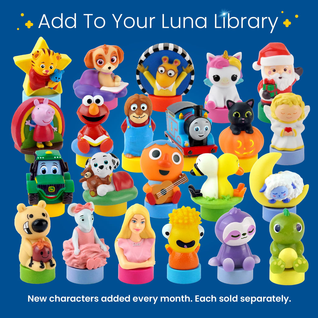 Luna Storytime Unicorn Figurine Cartridge – 5 Stories & 5 Songs, Over 30 Minutes of Audio, Screen-Free Bedtime Fun for Ages 3+