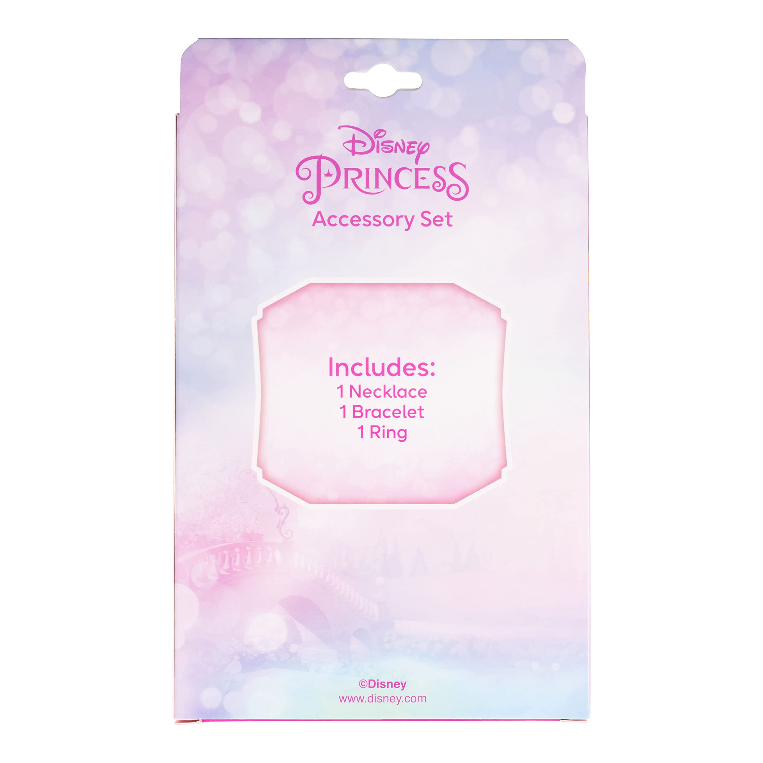 LUV HER 3-Piece Girls Jewelry Set – Beaded Necklace, Bracelet & Ring – Princess Dress-Up Toy for Toddlers Age 3+