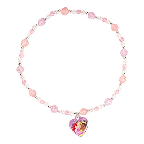 LUV HER 3-Piece Girls Jewelry Set – Beaded Necklace, Bracelet & Ring – Princess Dress-Up Toy for Toddlers Age 3+