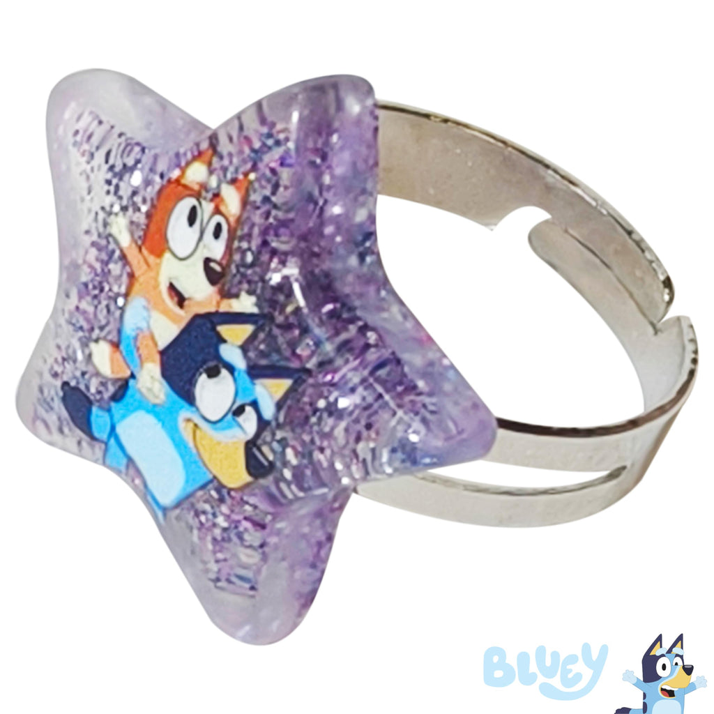 LUV HER Bluey Girl's Jewelry Set – Dress-Up Toy with Necklace, Bracelet & Ring (Ages 3+)