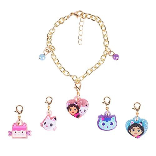 LUV HER Girls Charm Bracelet and Jewelry Box Set – Interchangeable Charms, Ages 3+