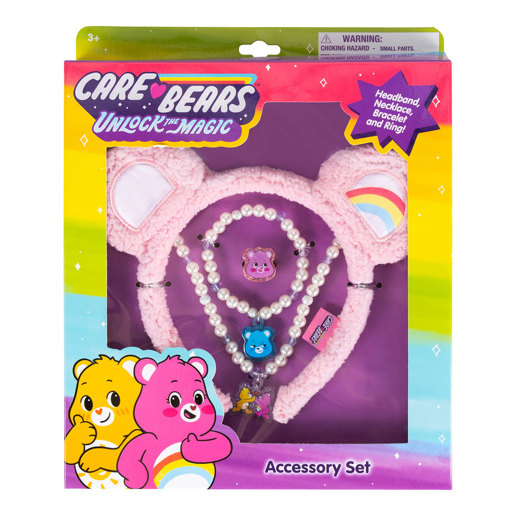 LUV HER Girls Dress Up Jewelry Set – Headband, Necklace, Bracelet & Ring in Gift Box (Ages 3+)