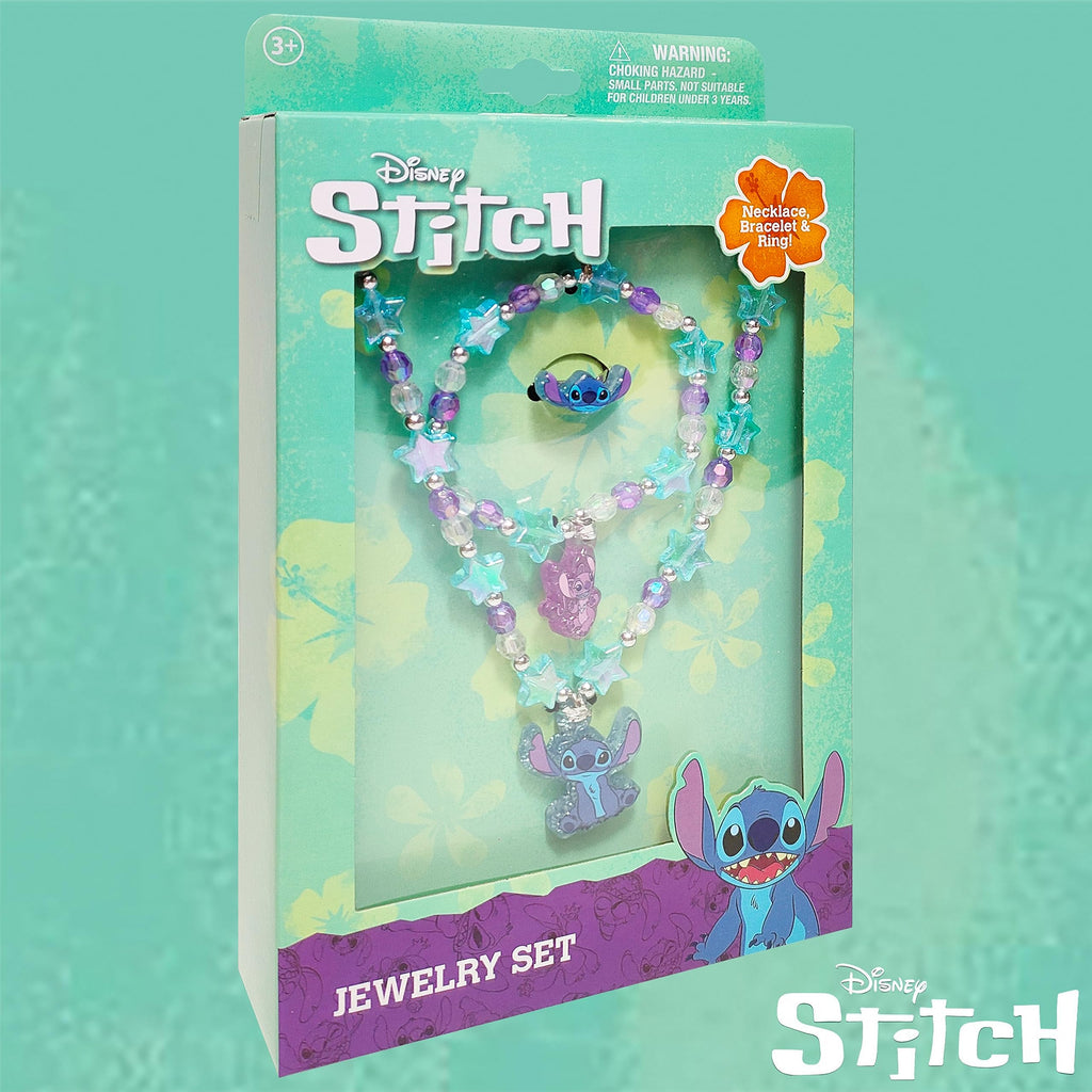 LUV HER Girls Jewelry Set – 3 Piece Princess Necklace, Bracelets & Ring for Toddlers Ages 3+