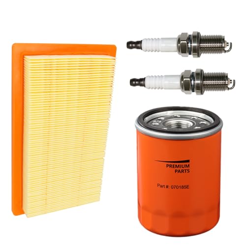Lvdrwi 6485 Maintenance Kit for Generac 16-26KW Air-Cooled Standby Generators, 999CC Engine - 1 Air Filter, 1 Oil Filter, 2 Spark Plugs